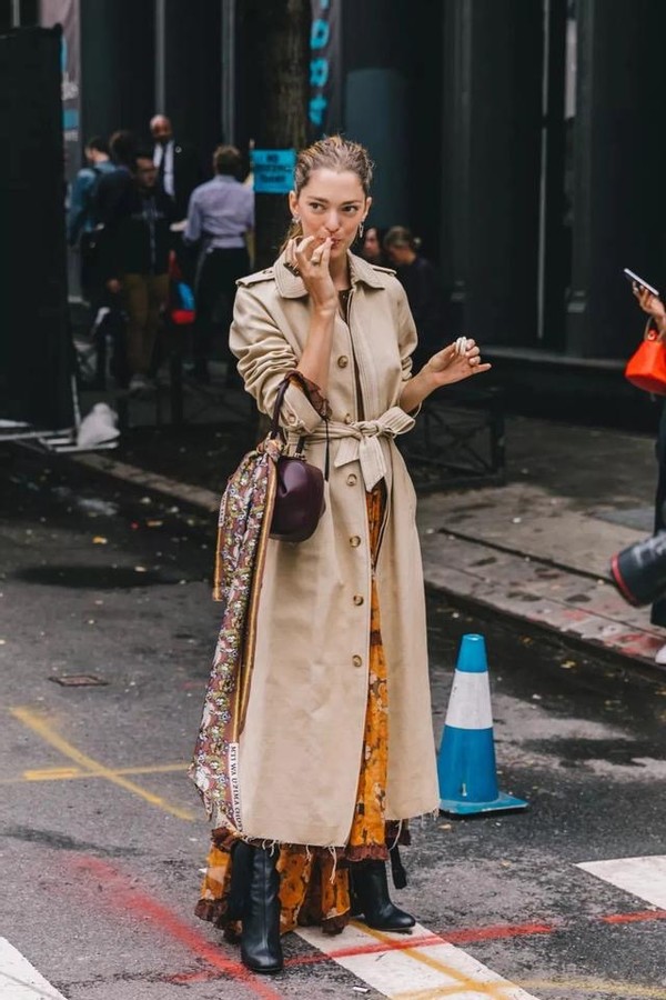 小个子穿风衣不压身高技巧,小个子穿风衣怎么搭配好看