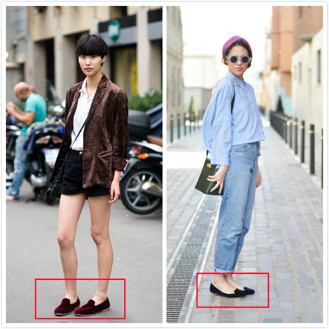 乐福鞋和豆豆鞋哪个更好看,一脚蹬乐福鞋和豆豆鞋的搭配区别