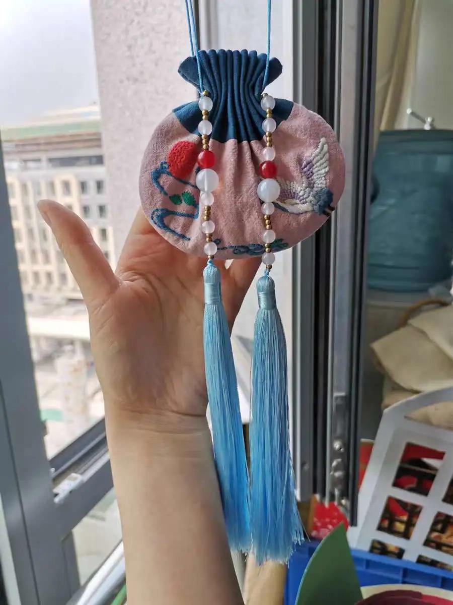 如何刺绣荷包,刺绣荷包100种图解