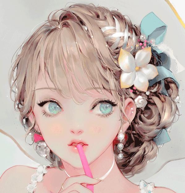 大佬画动漫人物仙气十足手绘,大佬画的古风图手绘