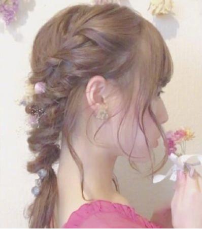 00后女生马尾发型,适合学生党的少女心发饰