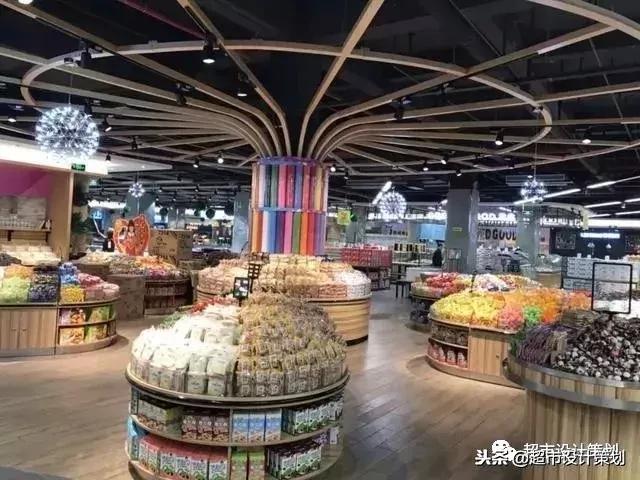 超市食品陈列摆放效果图,超市休闲食品创意陈列图片