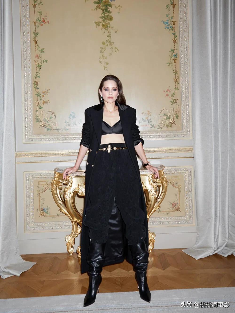 组图：美得毫不费力！“法国玫瑰”玛丽昂·歌迪亚杂志大片