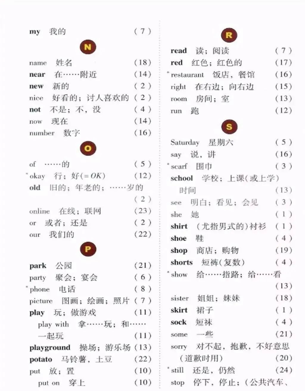 小学英语冀教版四年级上册电子课本（高清可*载下**），暑假预习用