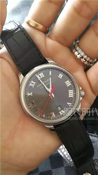 萧邦原装鳄鱼皮表带,萧邦happydiamond换表带