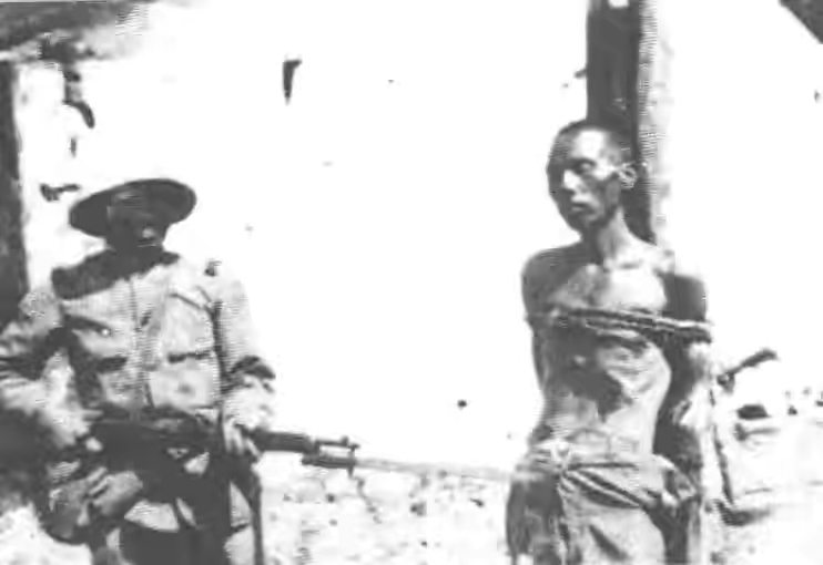 日本对战俘的残忍行为,日军疯狂屠杀俘虏