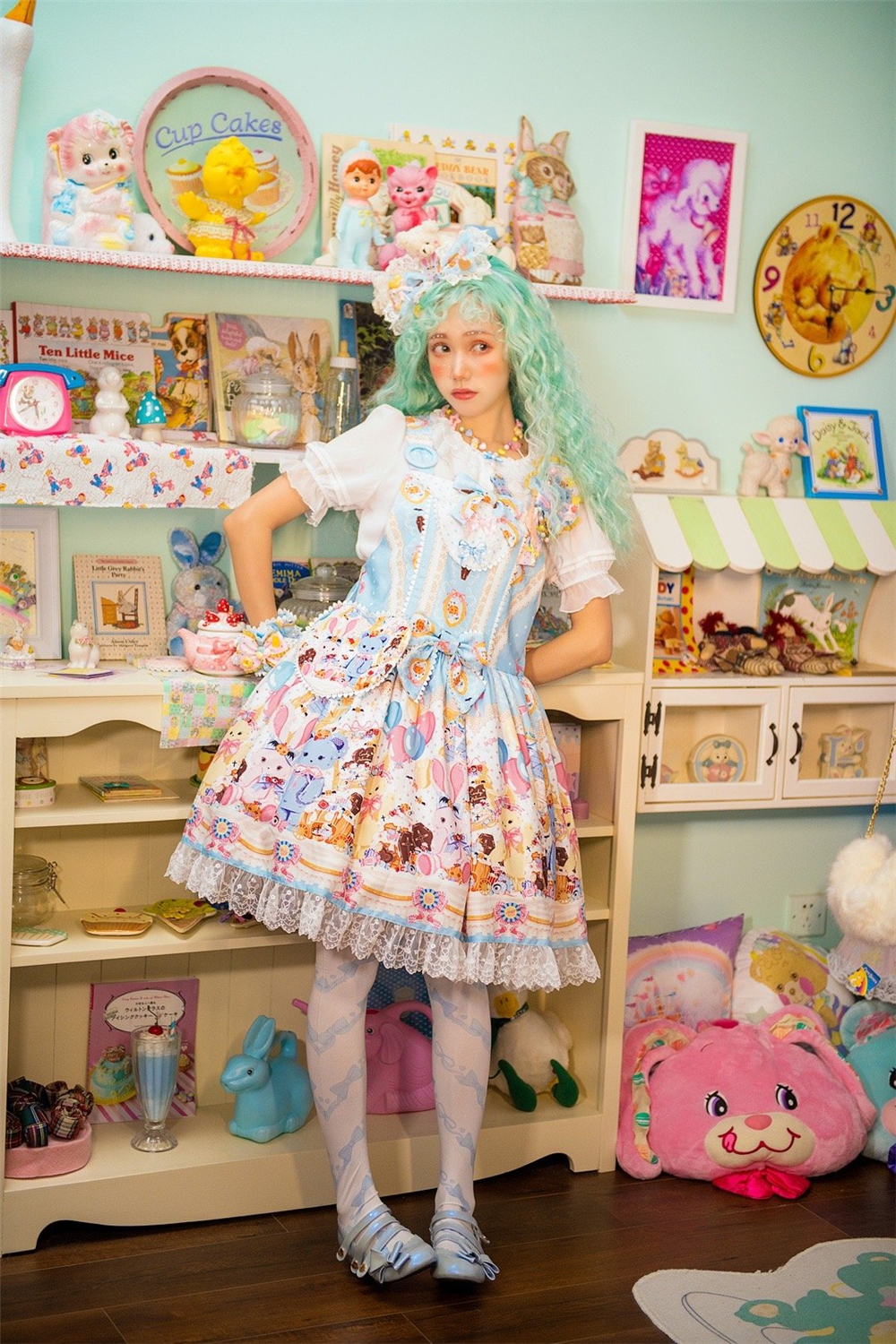 适合呲甜lo娘的“糖果柄”洛丽塔，元气少女又减龄，种草姬也爱了