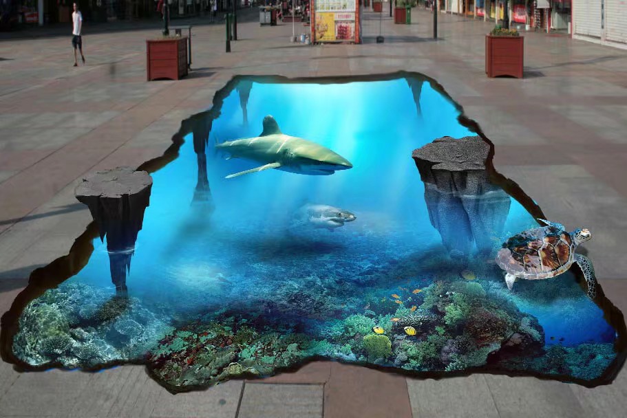 100幅经典画展,3d立体画超逼真大师