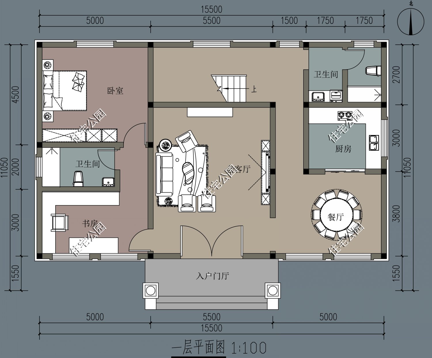 农村自建二层别墅图纸求推荐,1000套农村自建房图纸分享
