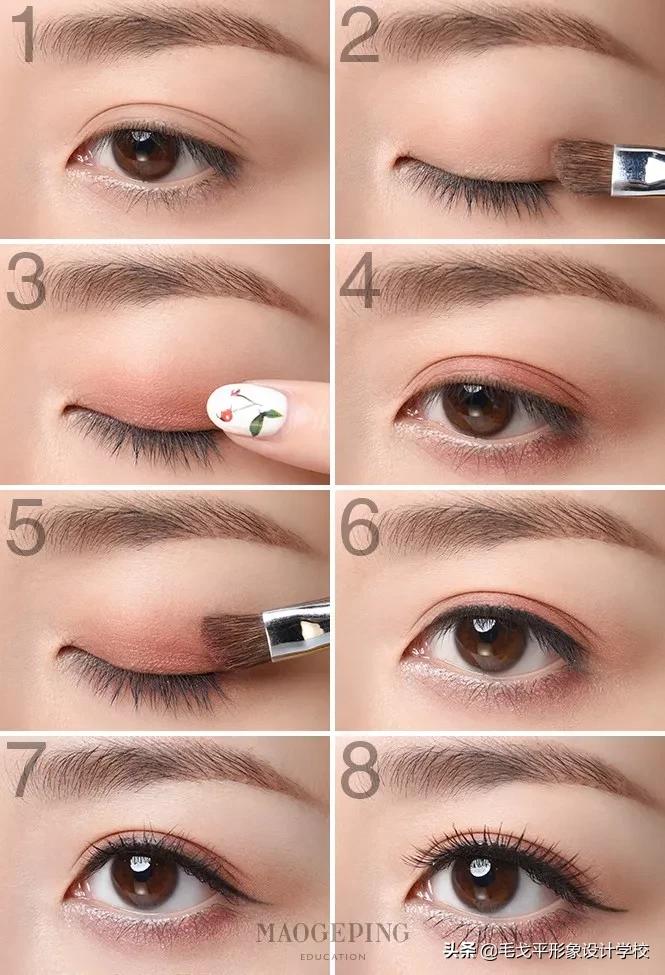 四色眼影盘怎么画眼影,新手眼影怎么画真的简单又好看