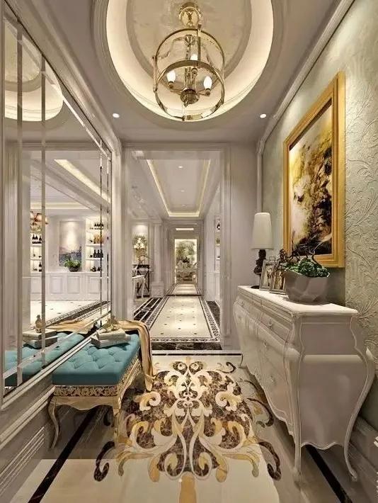 大理石水刀拼花现代,大理石水刀拼花现代风格效果