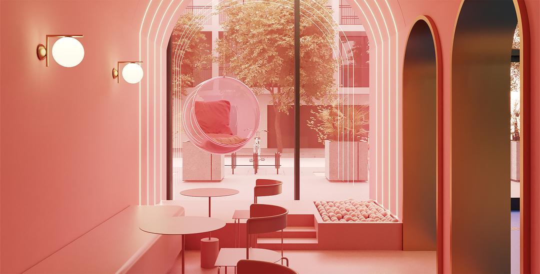 卡塔尔CloudandCo.冰淇淋店每一口都是梦幻色彩