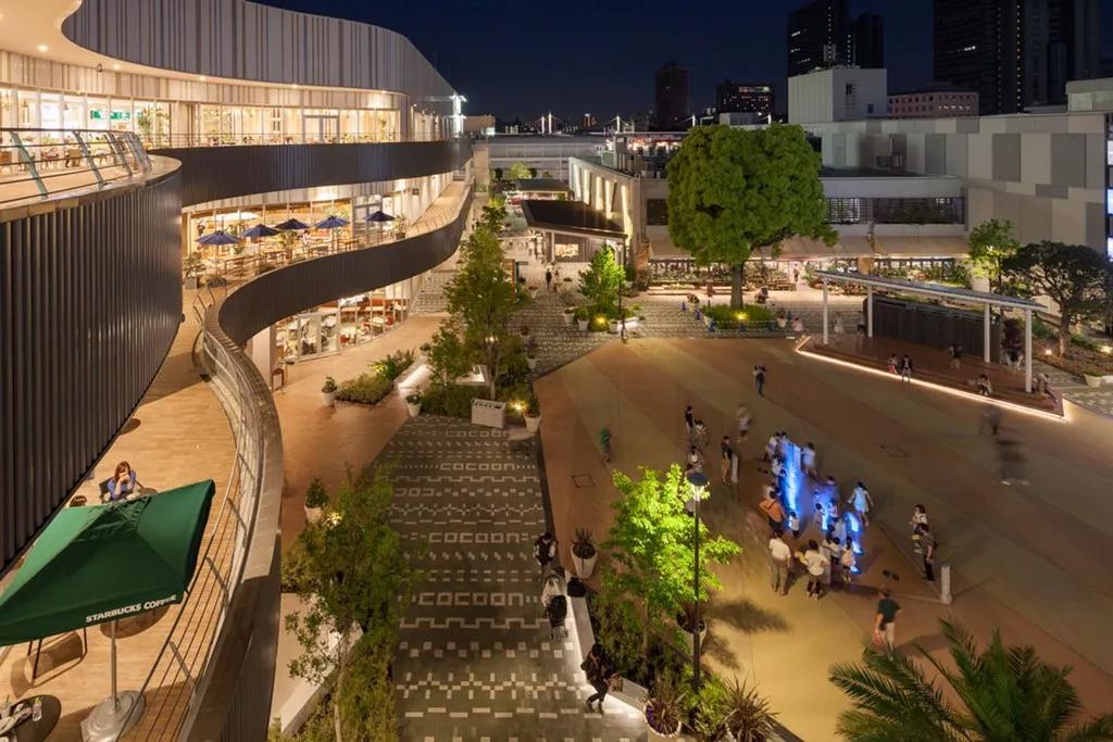 商业步行街景观设计图展示,商业步行街景观设计经典案例