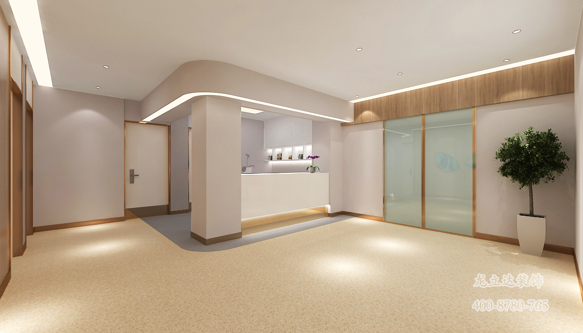 口腔诊所前台设计效果图,青岛口腔诊所设计哪家正规