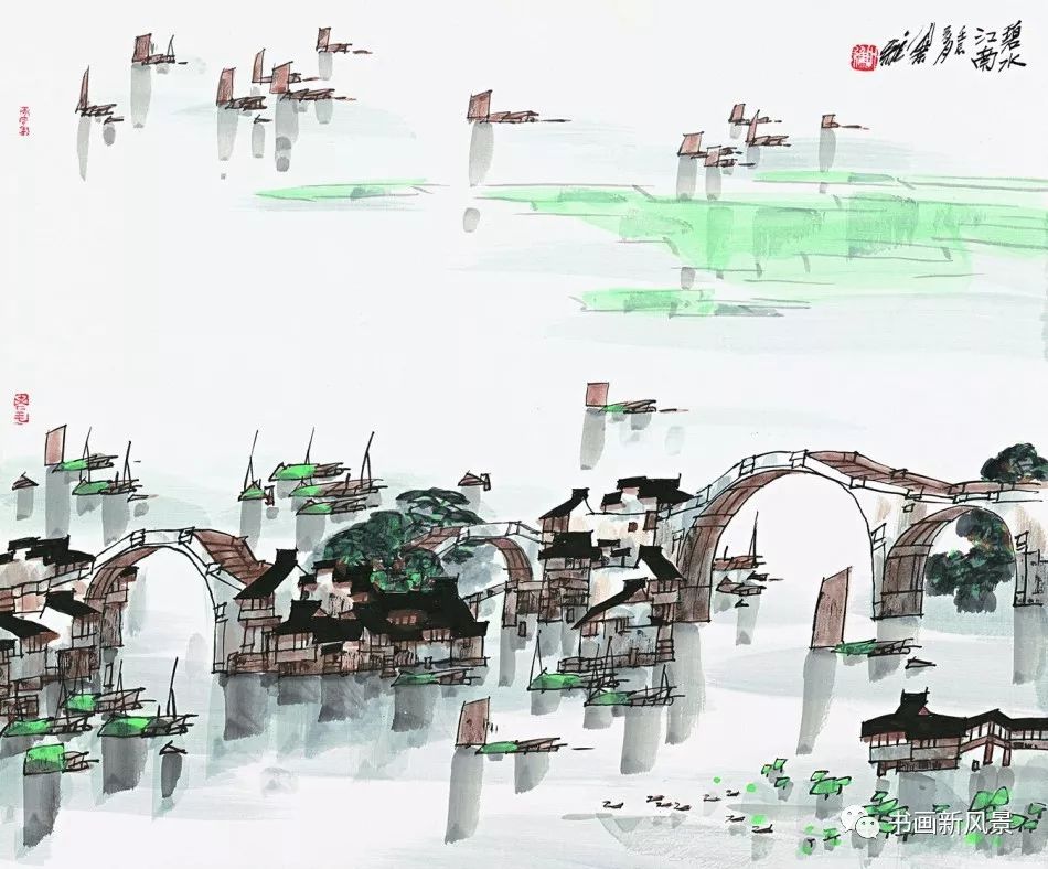 美到窒息的江南山水,中国风江南山水