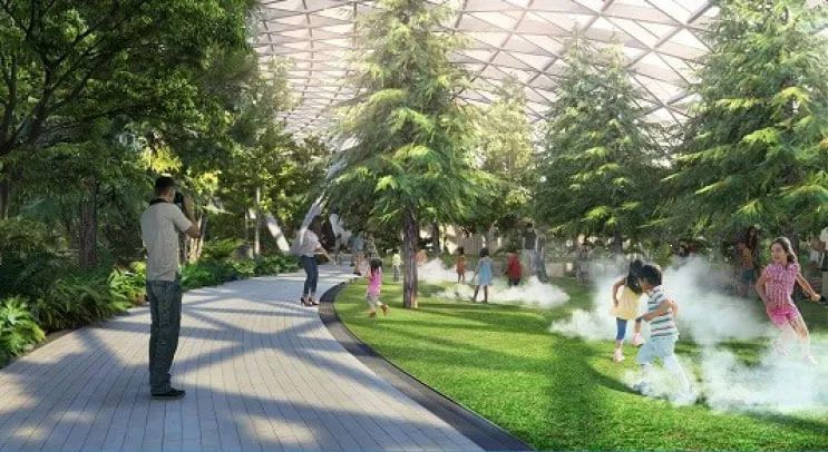 新加坡樟宜机场扩建第五航站楼,新加坡樟宜国际机场横屏