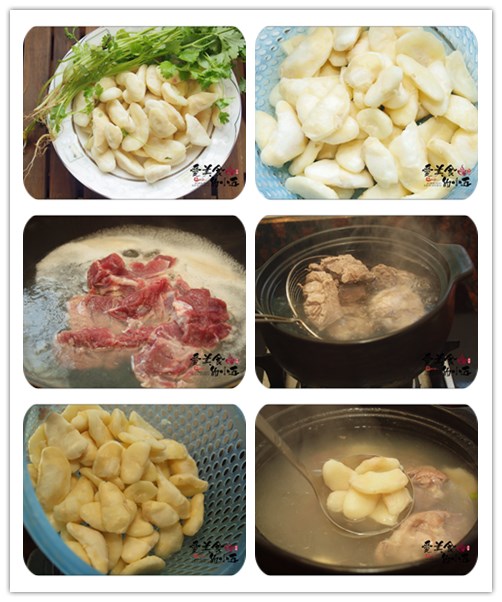 菱角玉米瘦肉汤,菱角肉蛋汤