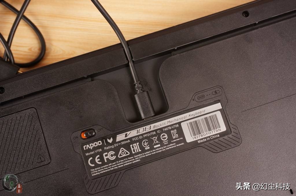 雷柏v720是真机械键盘吗,拆开雷柏无线键盘