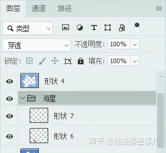 photoshop中图层分为哪六种类型,列出photoshop里的图层类型