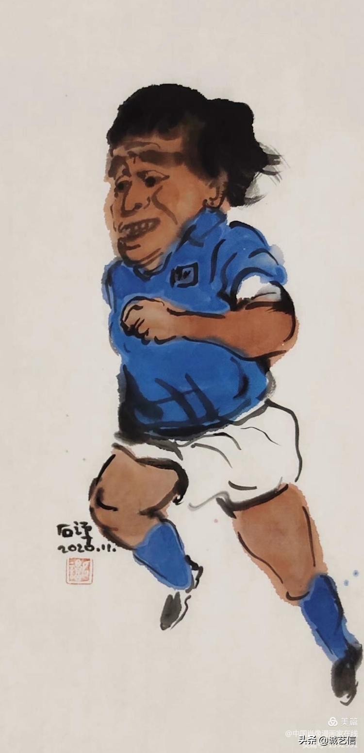 马拉多纳高清漫画壁纸,马拉多纳漫画