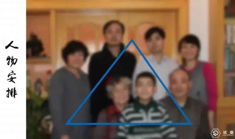 一家五口新春全家福拍照姿势大全,横向新春全家福照片模板直接套用