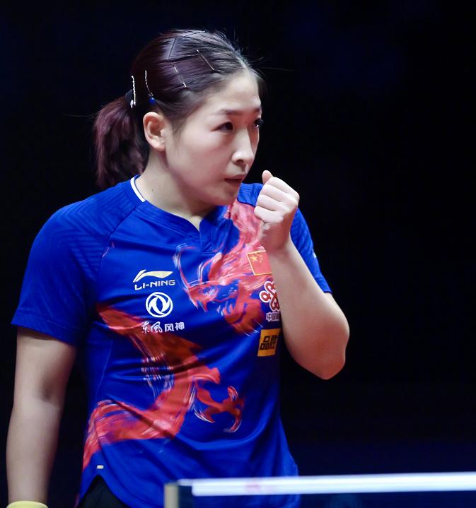 国乒第一美女陈梦图片,国乒新排名女乒一姐垫底