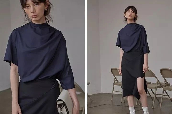 三款小众t恤,清新多色撞色t恤