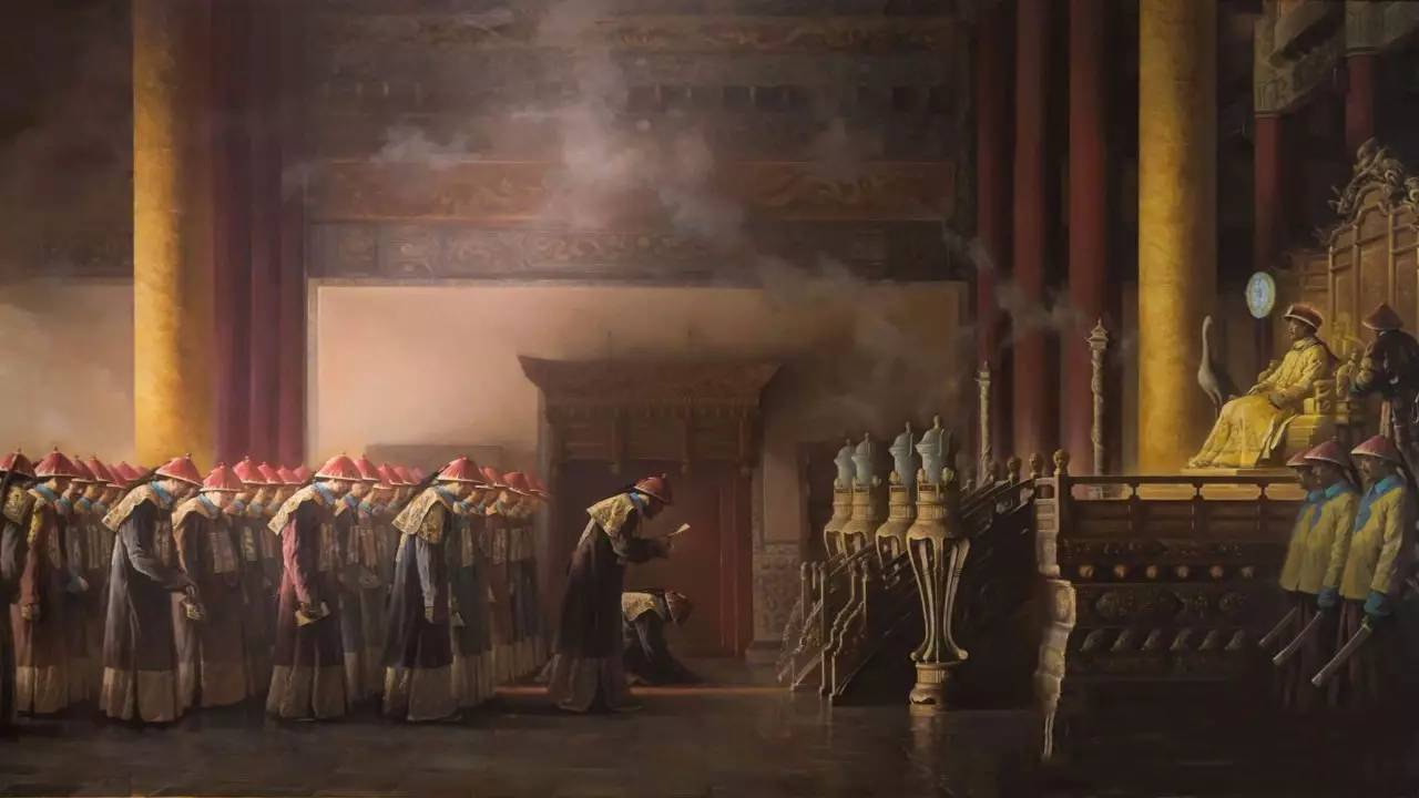 古代文官服图案大全,清朝官服上的合适纹样