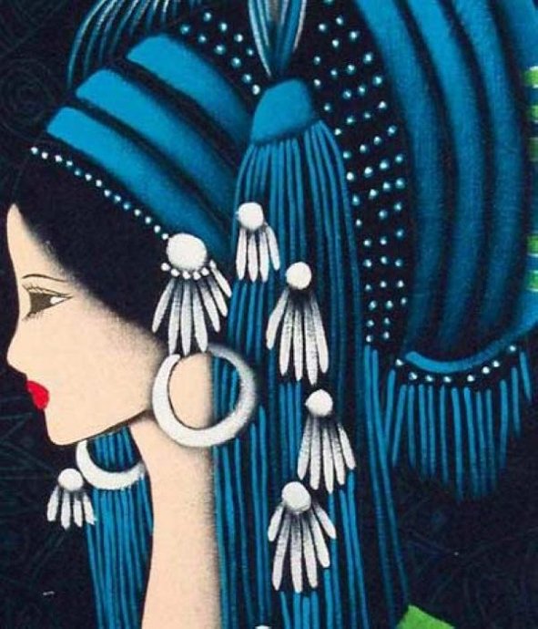 贵州扎染艺术简介,苗族蜡染艺术作品欣赏