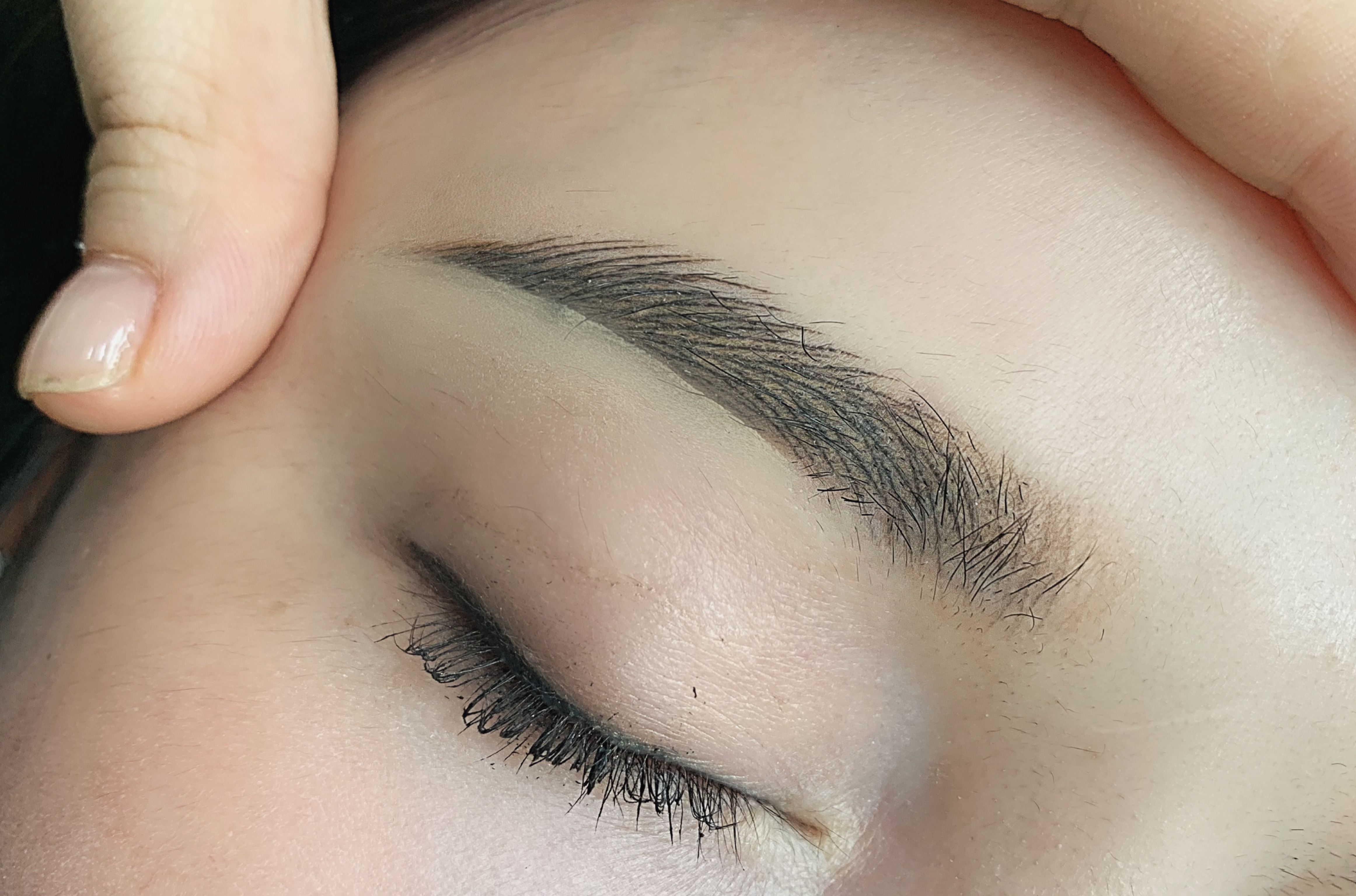 纹绣师专用野生线条眉硬性眉笔,新手纹绣师怎么快速画眉框线条