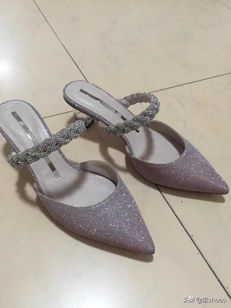 丝绒玛丽珍单鞋,思加图玛丽珍亮钻