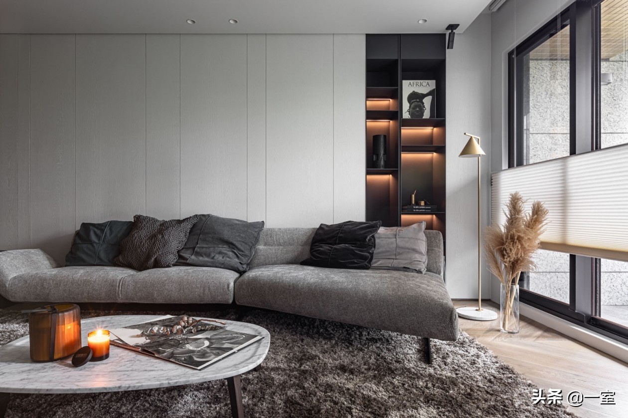 3.3米背景墙设计,客厅背景墙设计简约款