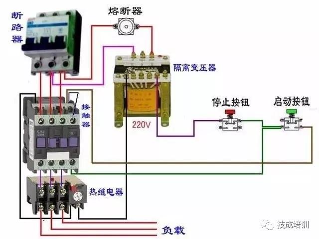 11种断路器接触器电气互锁接线图,交流接触器和断路器的接线图