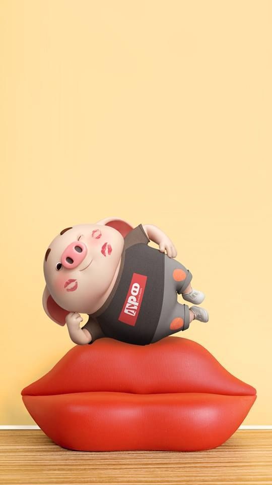 手机壁纸可爱猪猪,可爱情侣猪猪图片高清壁纸