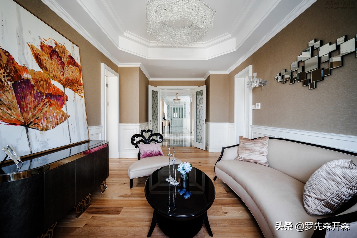 上海127平米轻奢装修效果图,上海140平新中式装修效果图