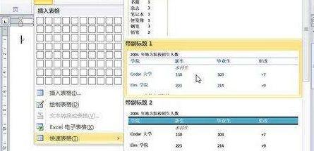 word如何给文档内容快速插入表格,wpsword文档里如何插入横向表格