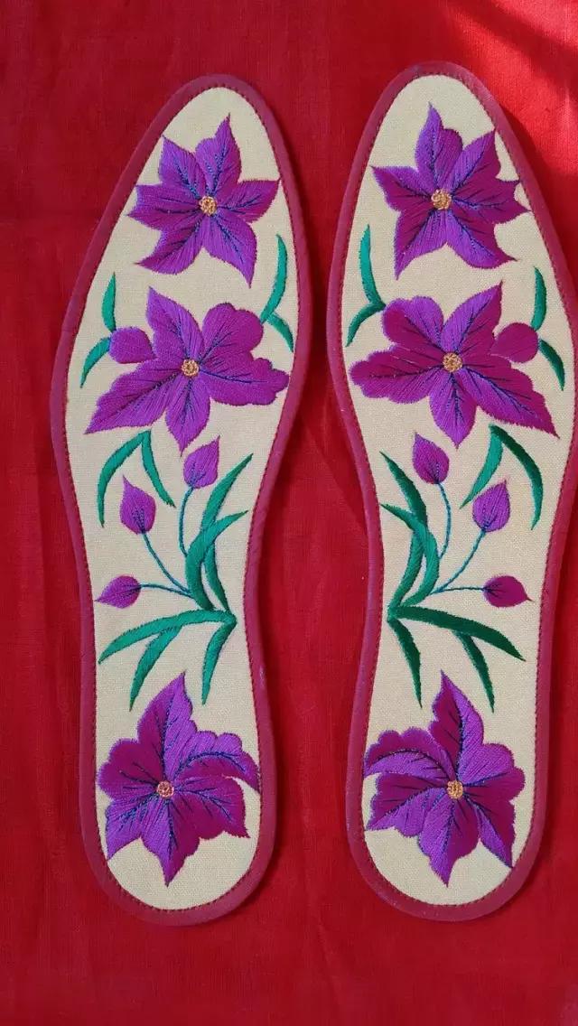 手工艺术鞋垫7层,各种既好看又简单的手工鞋垫