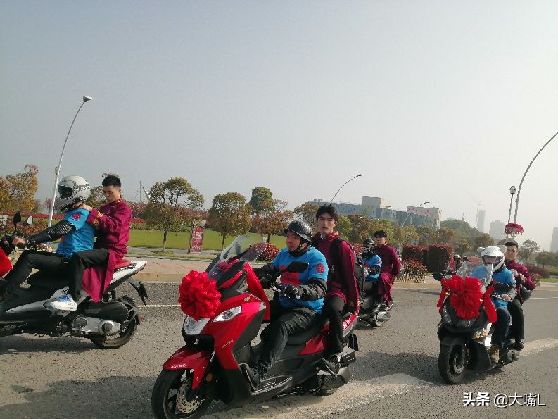 别样的创意婚礼：自行车婚礼，昨天九江这对新人火爆浔城！