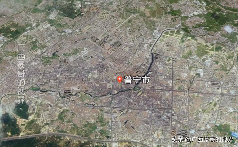 普宁市区人口全国第一,广东普宁卫星图