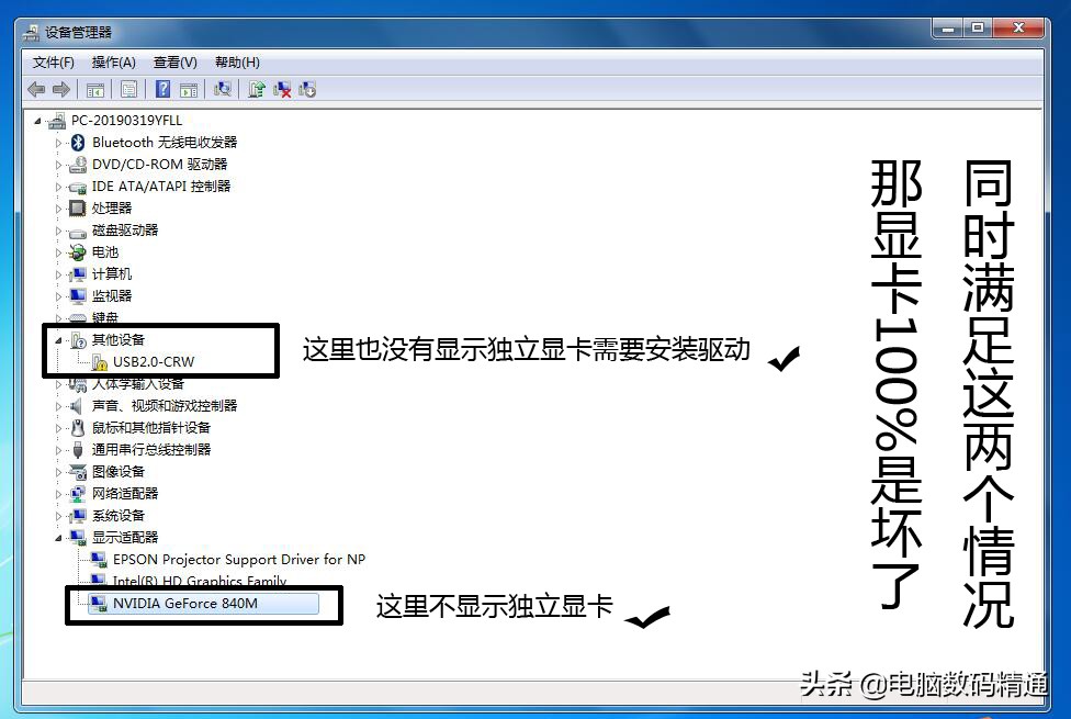 电脑安装不上显卡是不是显卡坏了,电脑独立显卡坏了维修