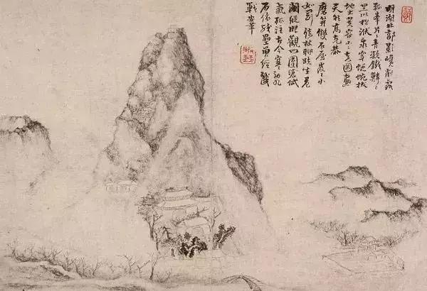 枯笔之境的书法作品,枯笔之境