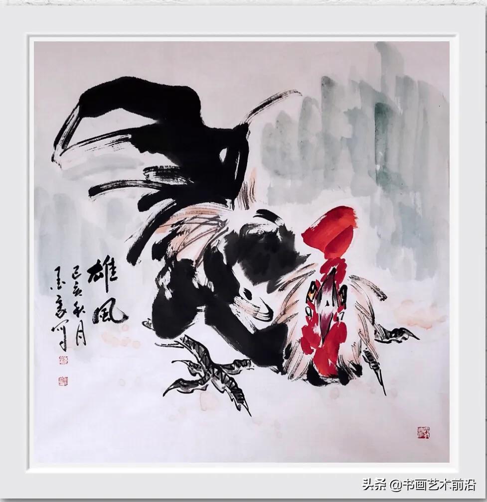 墨豪画鸡写意图,墨豪画鸡的价格