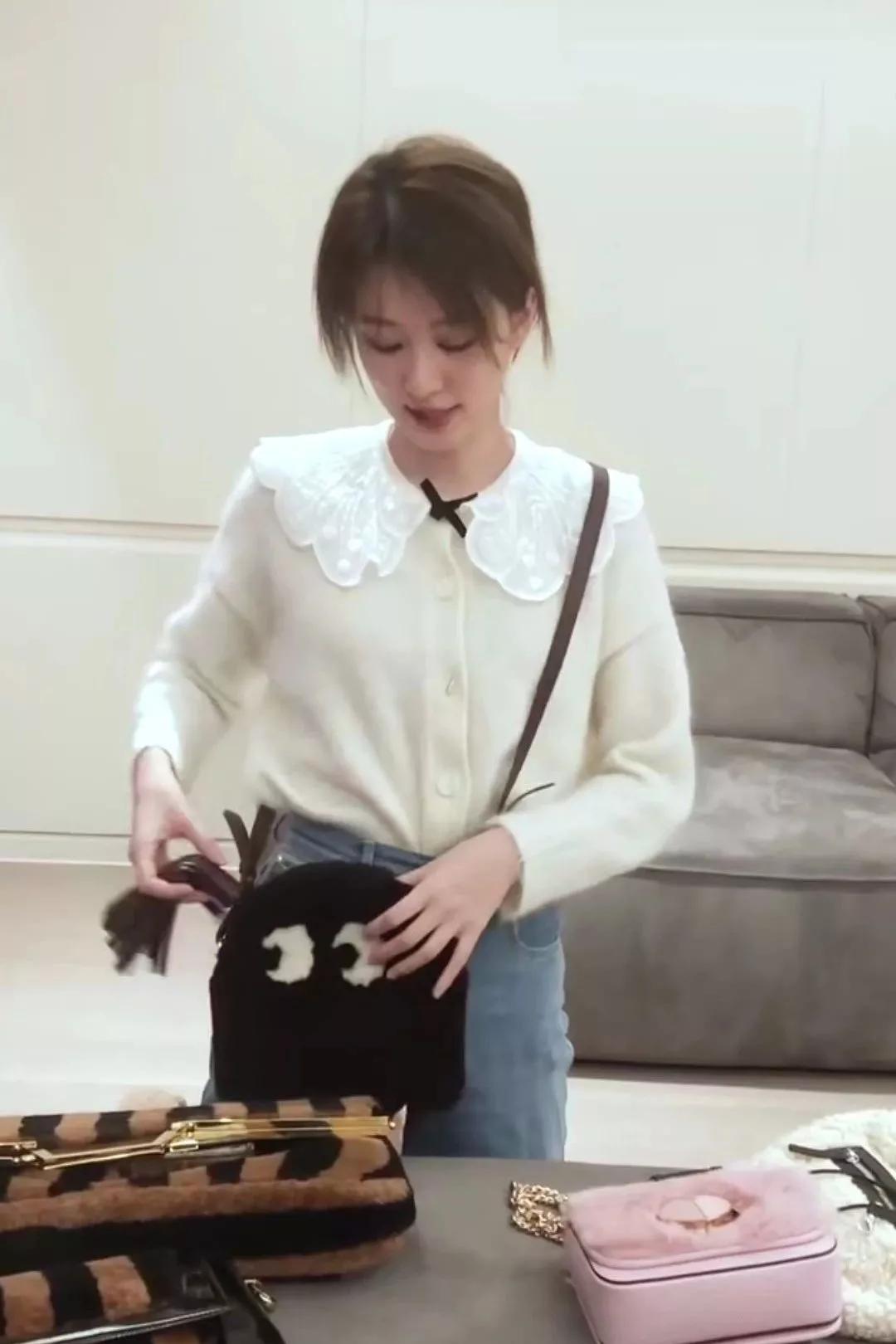 乔欣的包能装下什么,乔欣真的很有钱吗