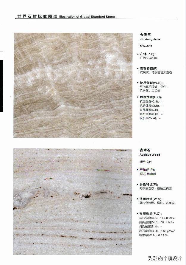 设计师喜欢的石纹板,设计师必须知道的十种新型石材