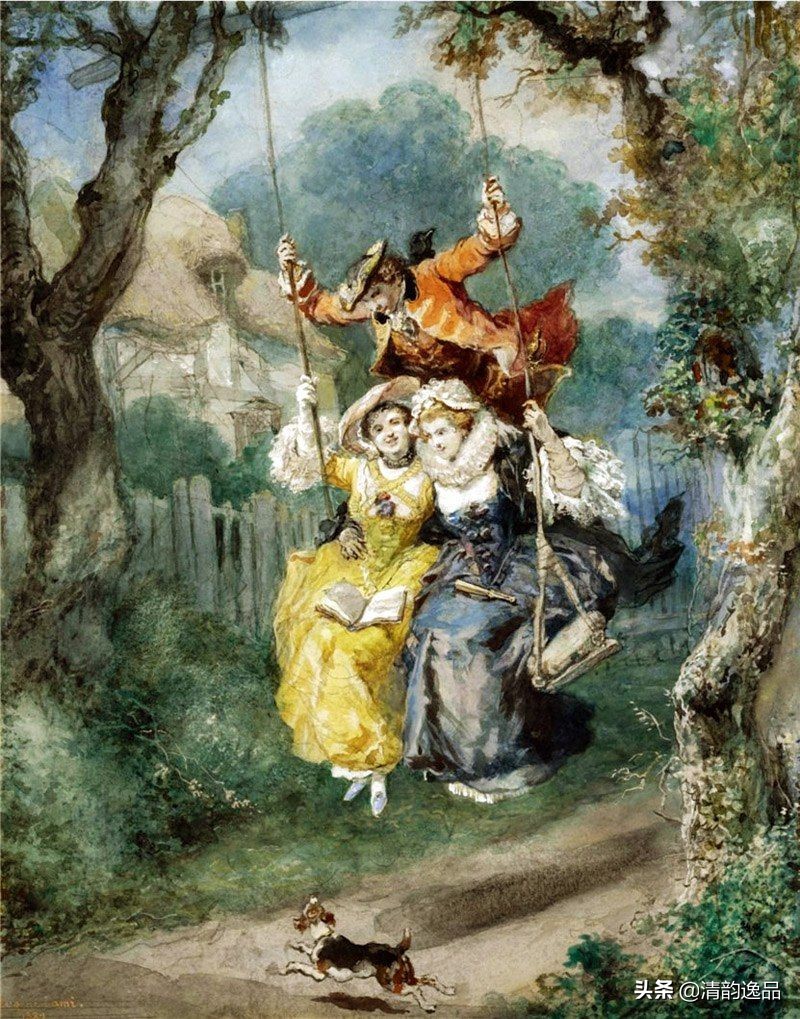 法国画家肖像油画作品欣赏,德国画家斯卡德绘画作品欣赏