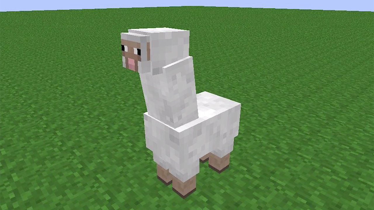 我的世界8大恶搞图，末影人请放开那只羊，村民睡觉有自己的想法