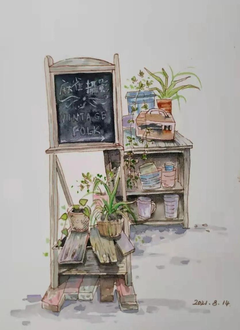 画吧画友作品欣赏,幸福原创画作品