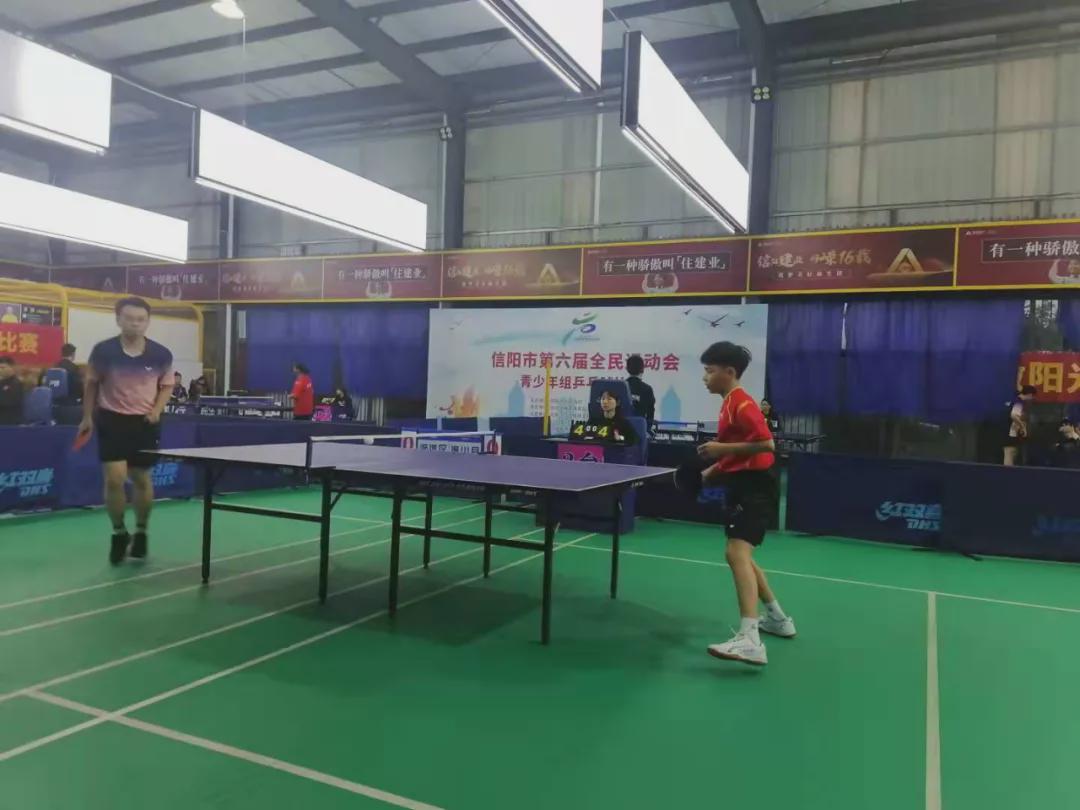 潢川二中乒乓健儿参加2021年信阳市第六届全运会载誉归来