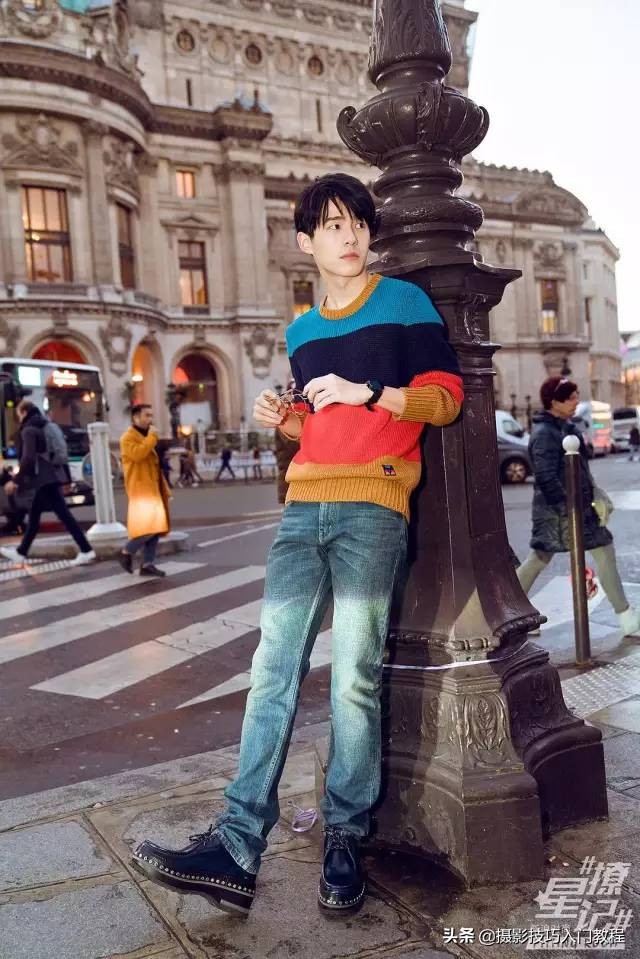 刘昊然拍照姿势教学,刘昊然自拍照环绕模板