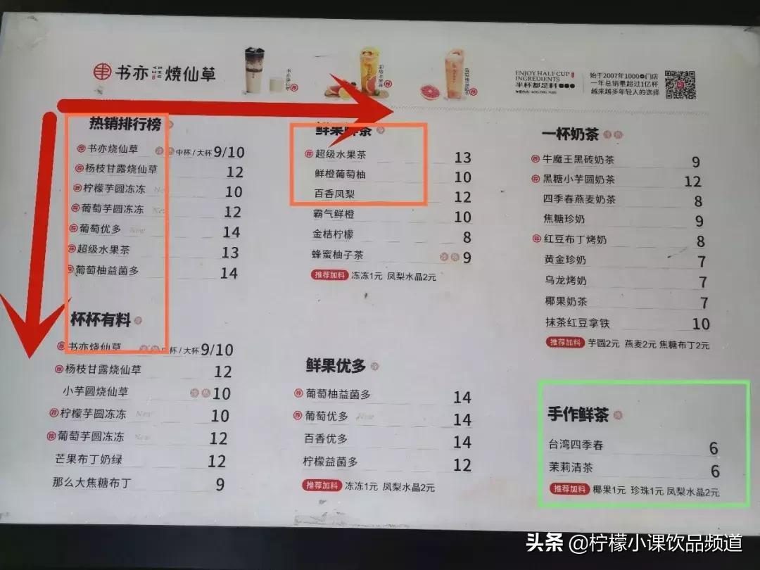 菜单大升级，芋泥、豆乳等热门新品，一天多卖200杯